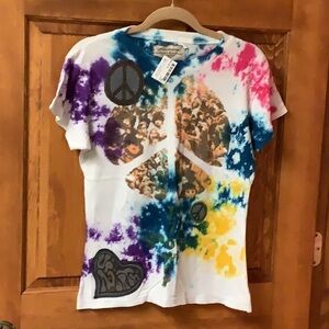 Tie-Dye Peace Sign Tee✌️